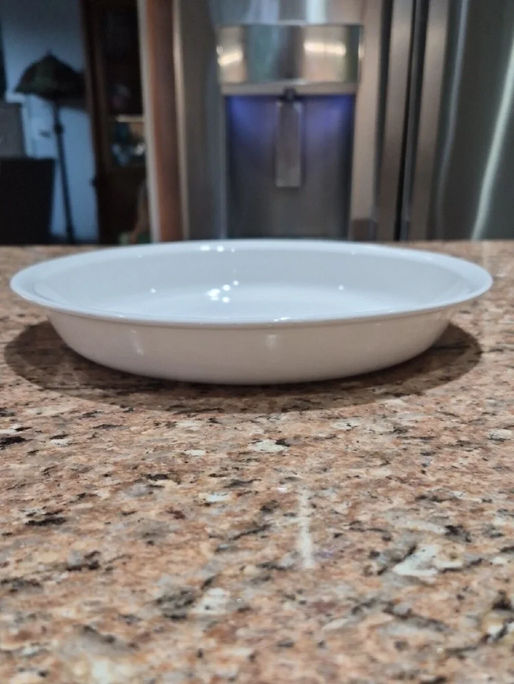 Corning Ware Pie Plate White Ceramic Serving Dish